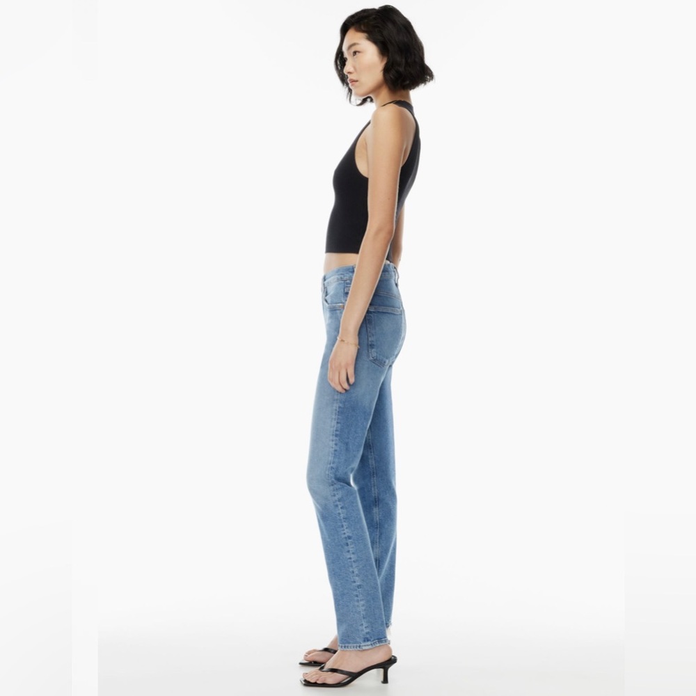 NWT Agolde Lyle Low Rise Slim Jean in Hour Organic Cotton